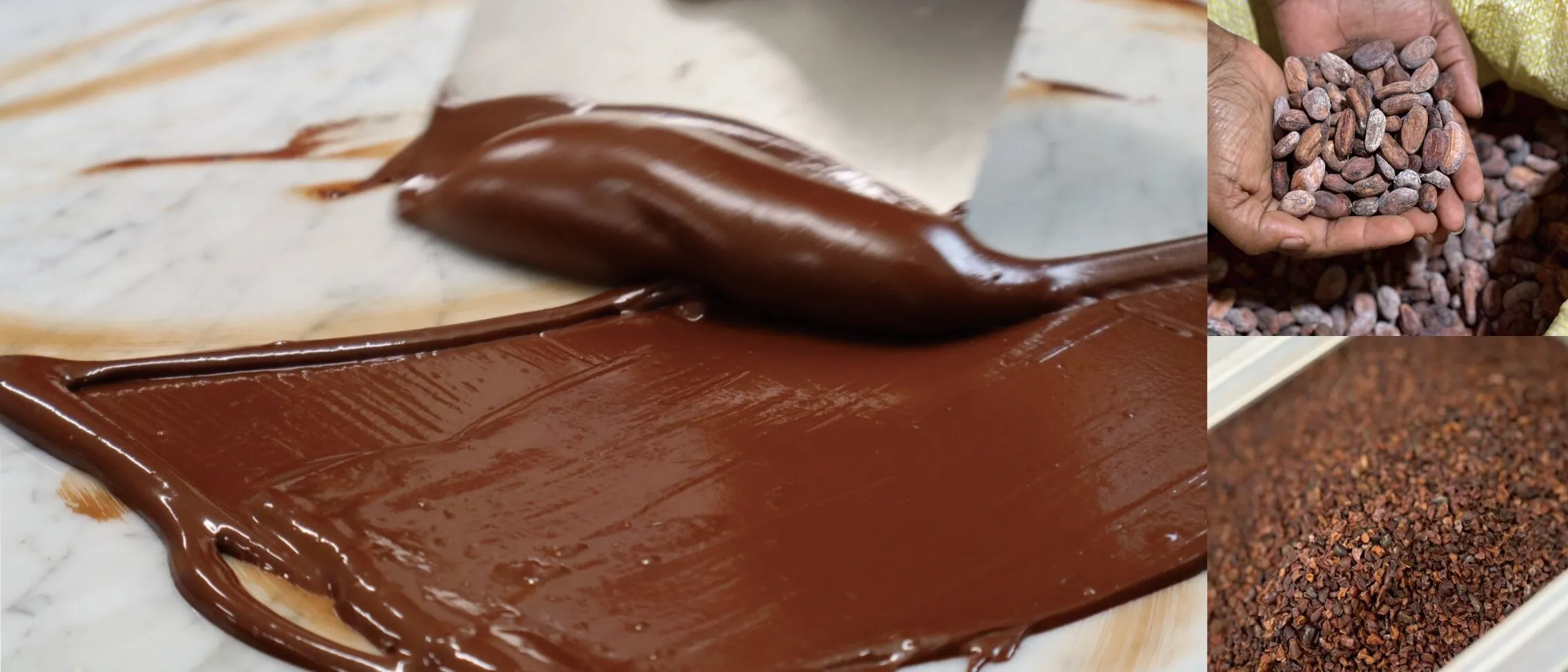 エクアドル産カカオ豆と原材料