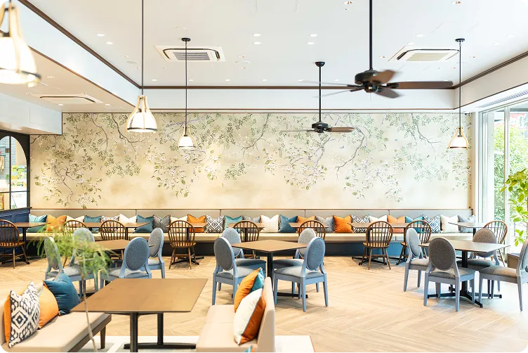 ラウンジスペースの俯瞰